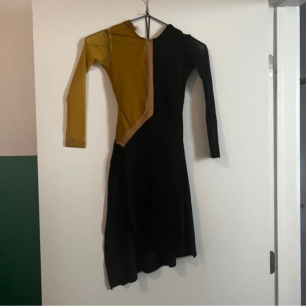 Revolution Tenth House Elite Performance dance dress -black and gold - size MC